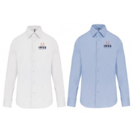 Chemise Coton Elasthannes Manches Longues